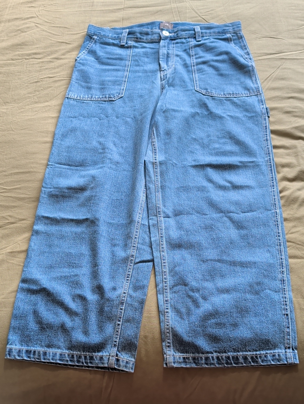 H&M Cropped Carpenter Jeans